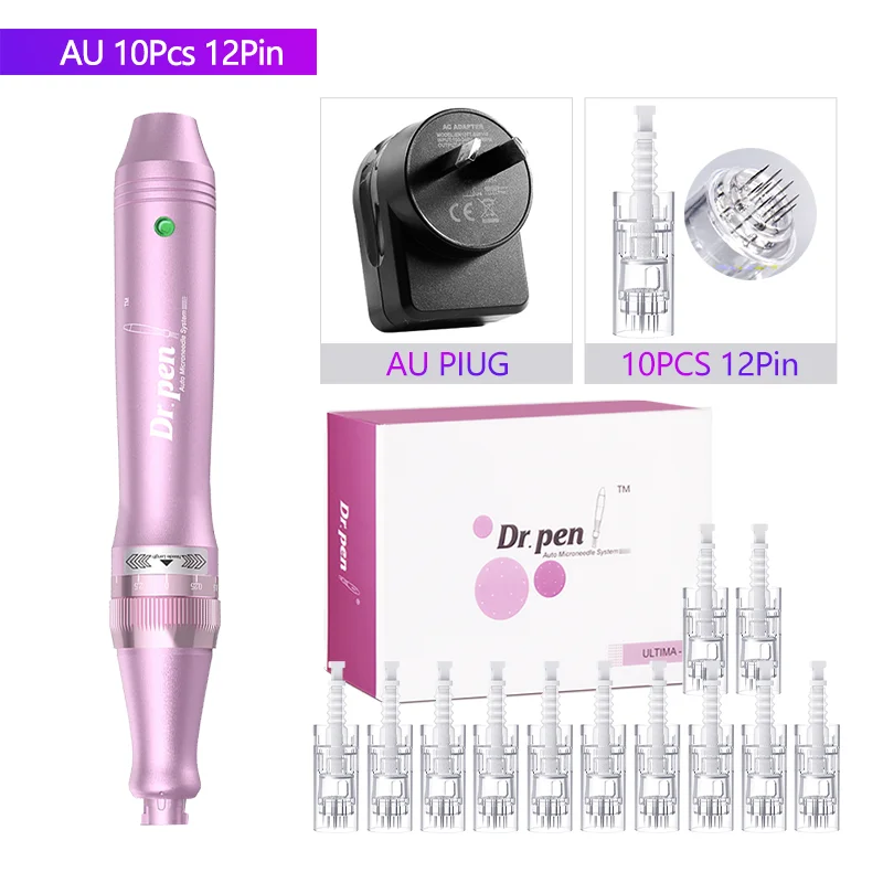 Authentieke Dr. Pen Ultima M7 12 stuks 0,25 mm naalden Multifunctioneel gezichtsmesotherapie huid draadloos elektrisch derma beauty apparaat