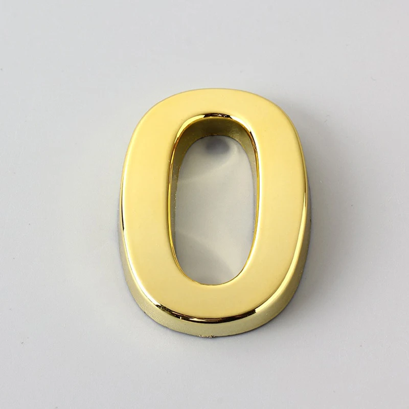 1x Self Adhesive Number Stickers House Door Address Number Plate Sign Hotel House Decor Number 3.5/5/7cm