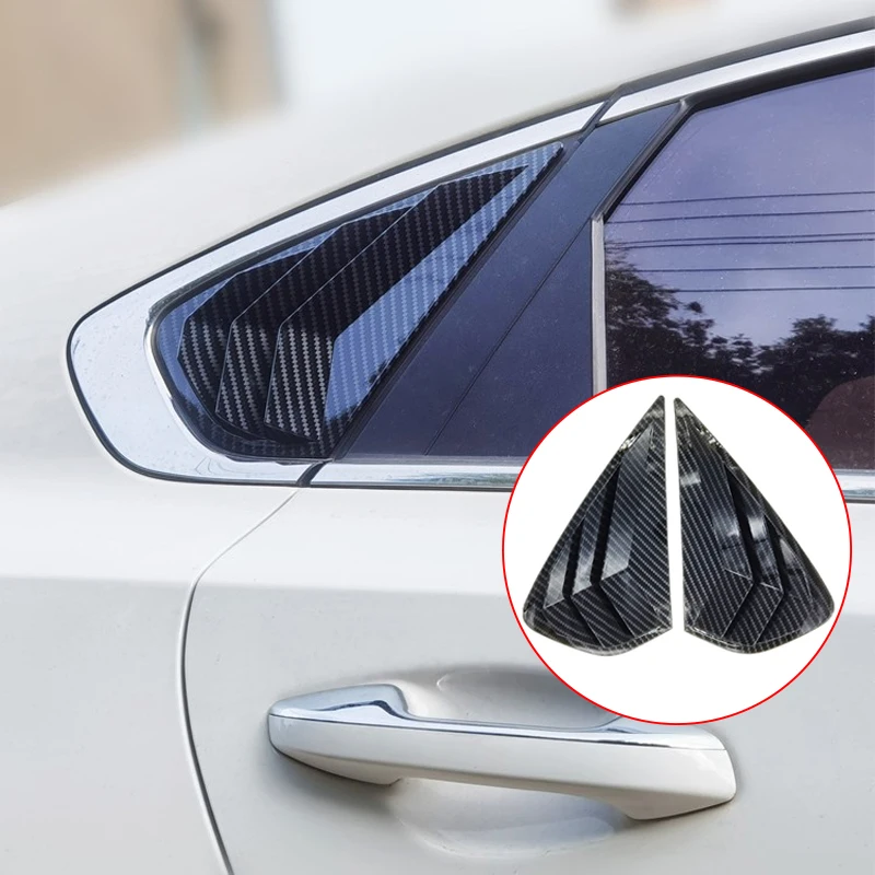 

For Kia K3 models after 19-23 years, triangle blinds, carbon fiber modified exterior car decoration parts