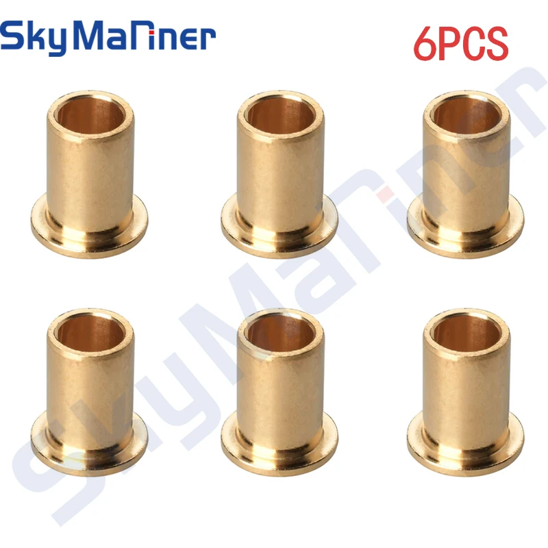 

Drive Shaft Bushing 6PCS 6G1-45317 for Yamaha 2 stroke 6HP 8HP or 4T F6 F8 F9.9 Outboard Engine 6G1-45317-09 6G1-45317-09-00