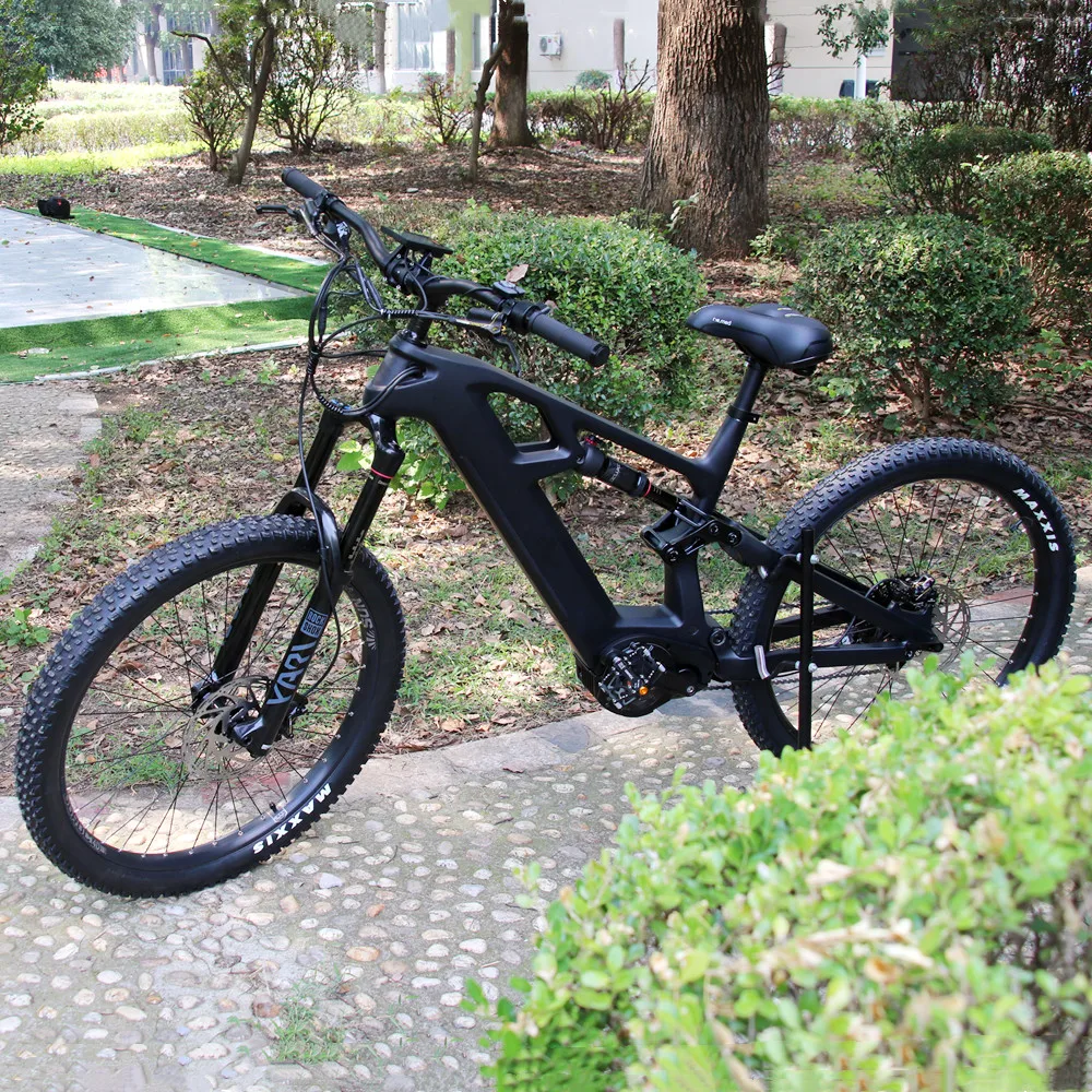 1000WCcarbon Mountain Bike Elettrico Bafang M620 48V 17.5Ah 50KM/H E-Bike Fat Tire 7 Velocità Freno Idraulico Off-Road Ebike ​