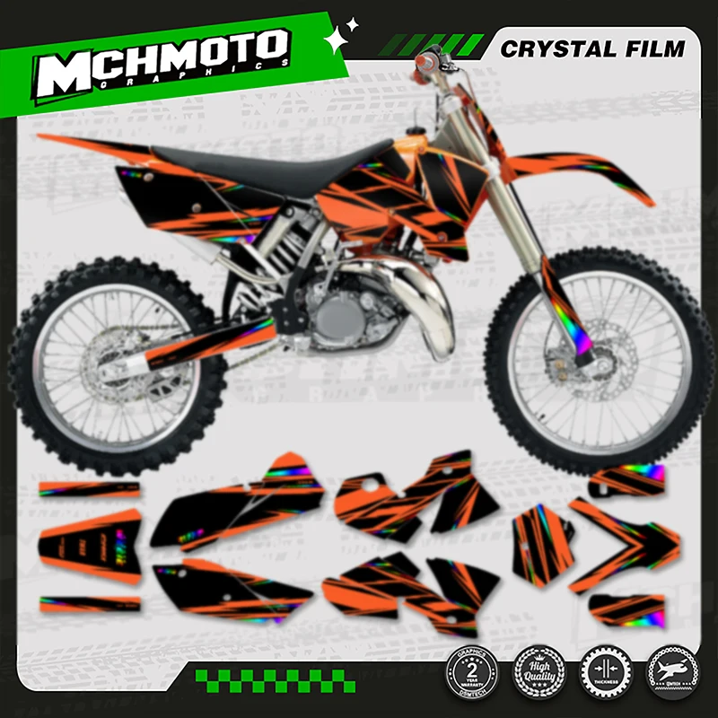 

MCHMFG для KTM EXC XCW 2004 SX SXF 2003 2004, новый стиль, мотоциклетная графика, фоновая наклейка, наборы наклеек