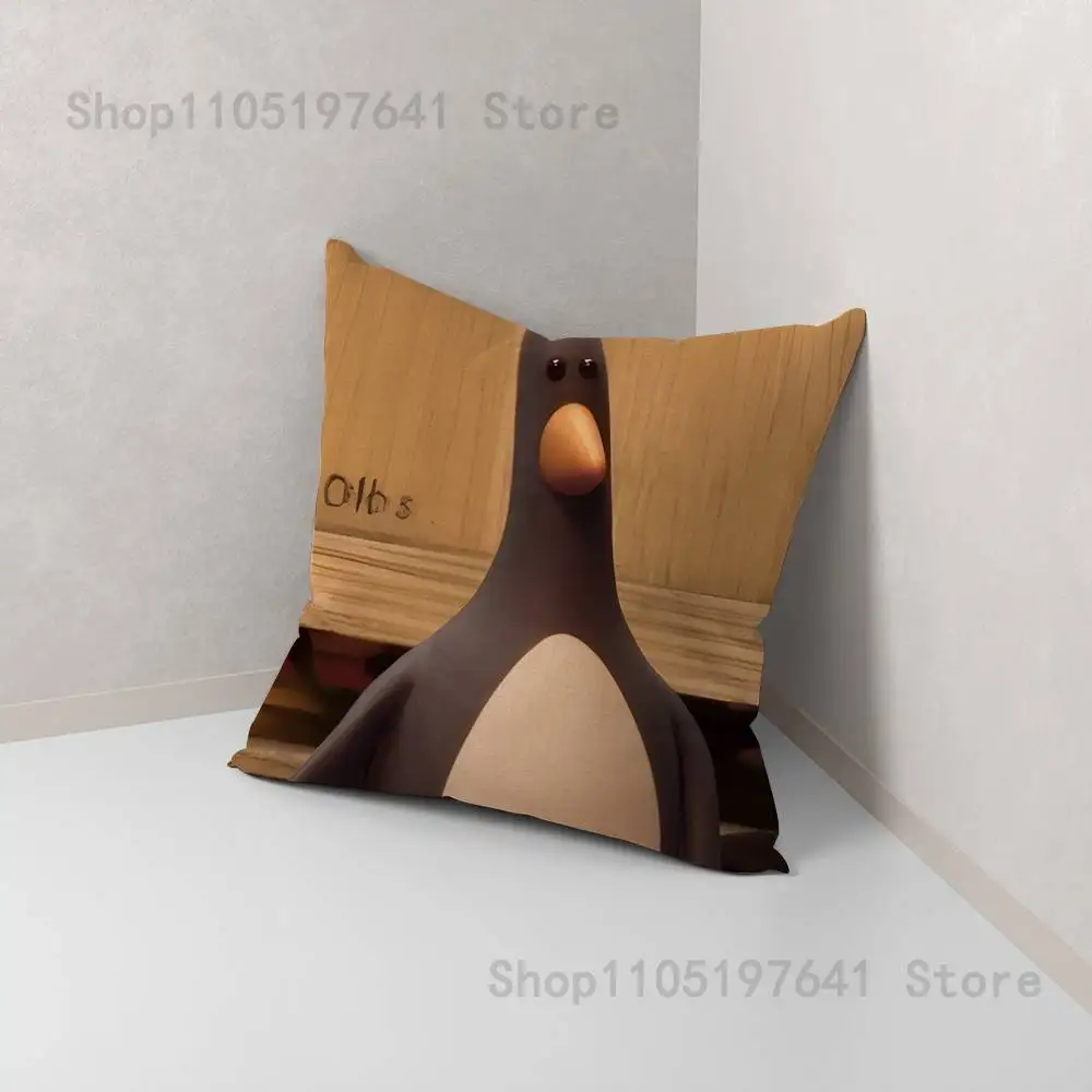 F-Feathers M-McGrawS 枕カバーかわいい漫画アニメ周辺機器寝室ソファ装飾クッションカバーソフトクッションカバー