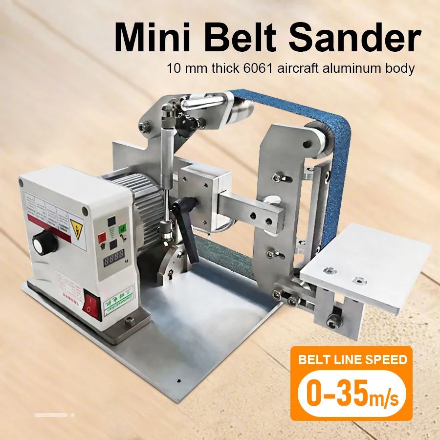 

Multifunctional Elwctric Belt Sander 915-50mm Industrial Grade Motor Belt Sander High Power DIY Home Open Edge Sanding Machine