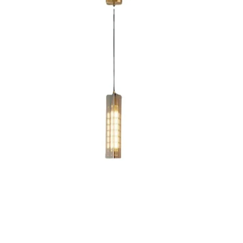 

Light luxury crystal small chandelier, designer bedroom bedside chandelier, simple and creative all-copper restaurant bar lamp