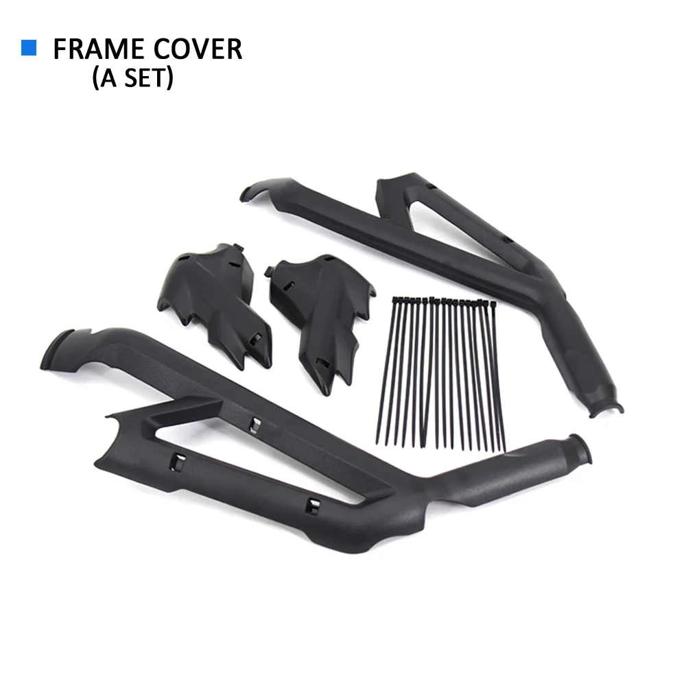 Protection on both  Plastic Motorcycle Frame Guard Protector Frame Cover Guard Parts For Triumph Tiger 800 XC XCX XCA XR XRX XRT