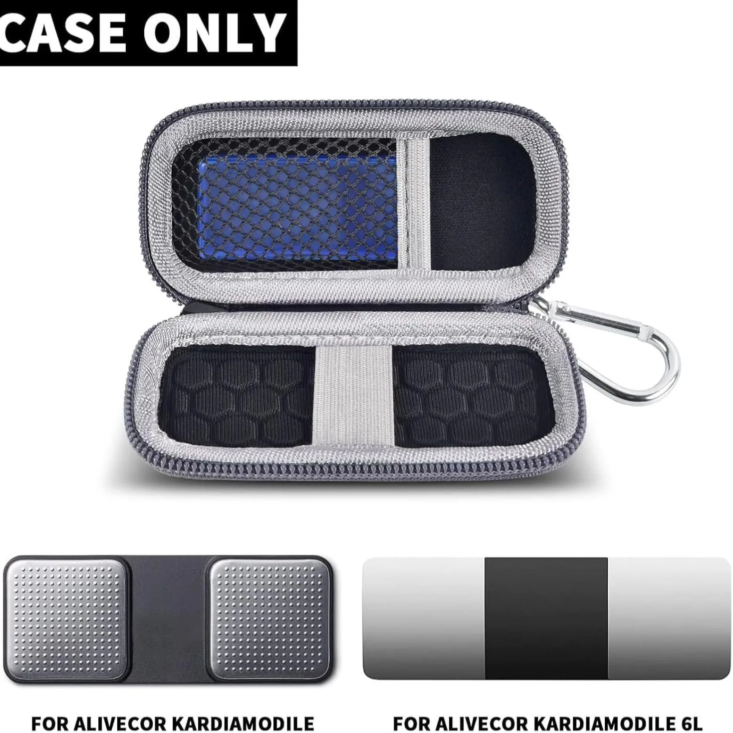 

Чехол для AliveCor KardiaMobile Personal EKG | Kardia Mobile 6L ЭКГ-устройство и монитор сердца | Монитор ЭКГ Snap (ТОЛЬКО КОРПУСА)