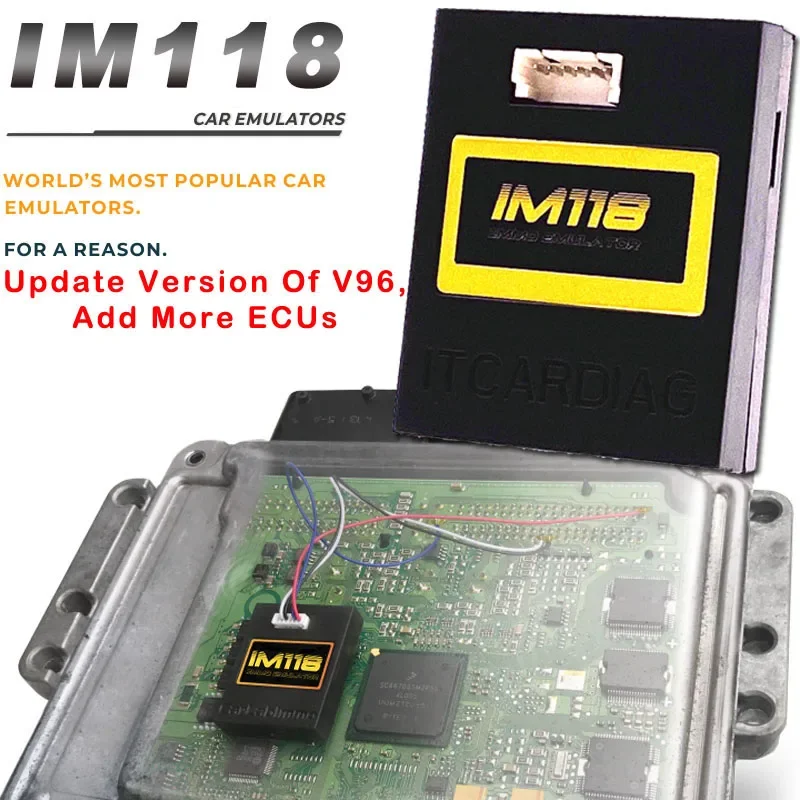 Newest IM118 Emulator V118 ITCARDIAG Universal IMMO off Emulator Immobilizer Diagnostic Tool Update of V96 SQU OF68 OF80 OF96