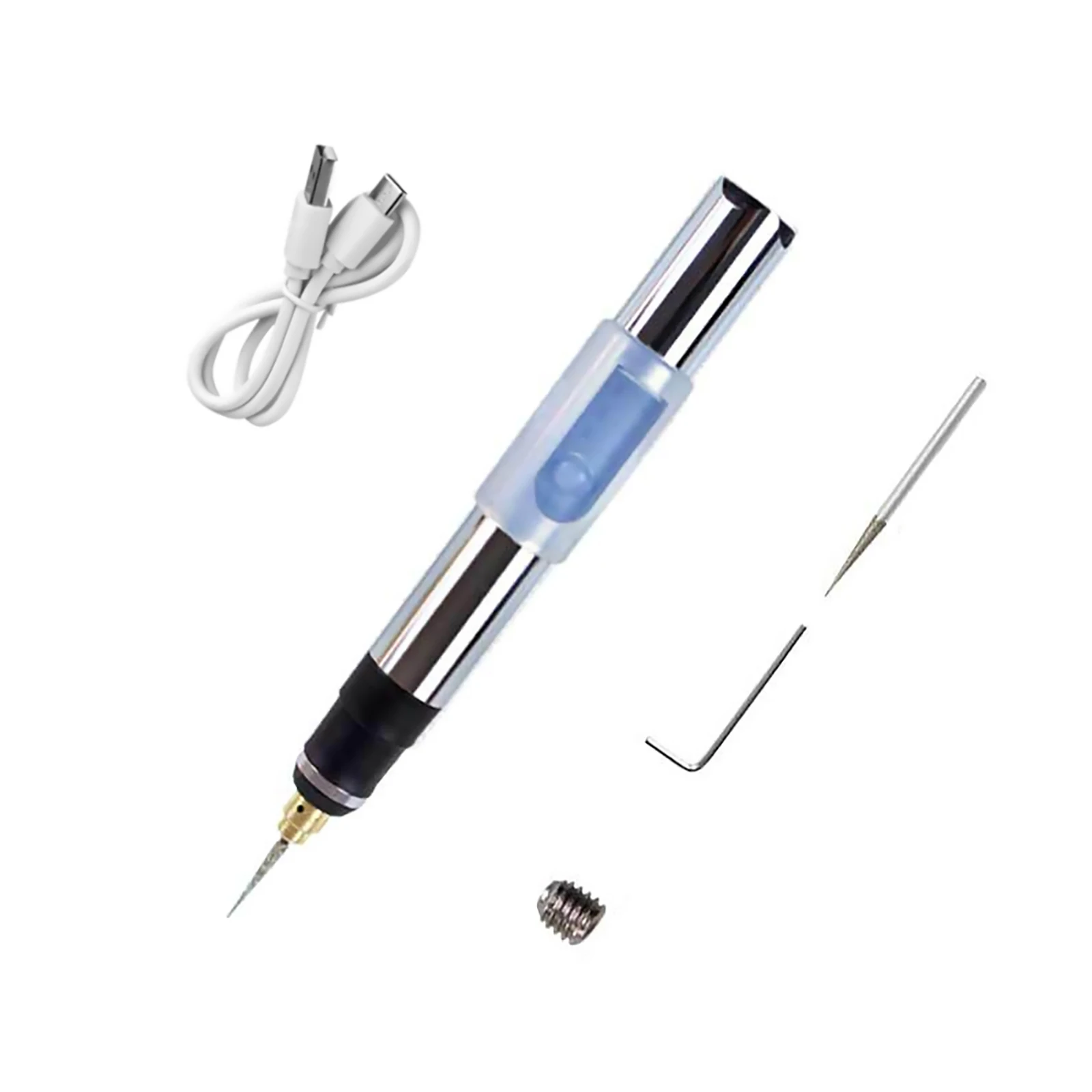 Electric Micro Engraver Engraving Pen Tool 3 Speed USB-C Rechargeable Wireless Electric Grinder Pen For Metal Glass Ceramic Wood