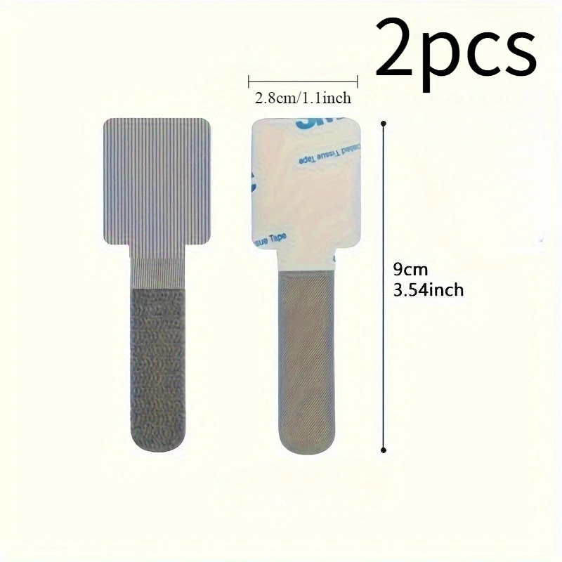 2pcs Nylon Cable Clip Self-adhesive Cable Holder, Cable Management Under Desk,