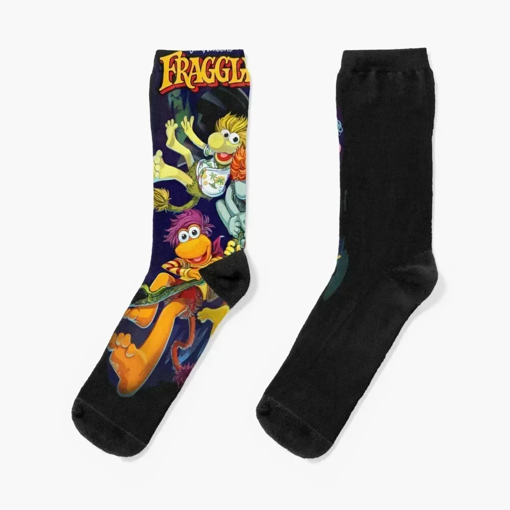 

Fraggle Rock 8 Socks retro cute sport essential Socks For Men Women's funny sock winter gifts gym Luxury Woman Socks Men's