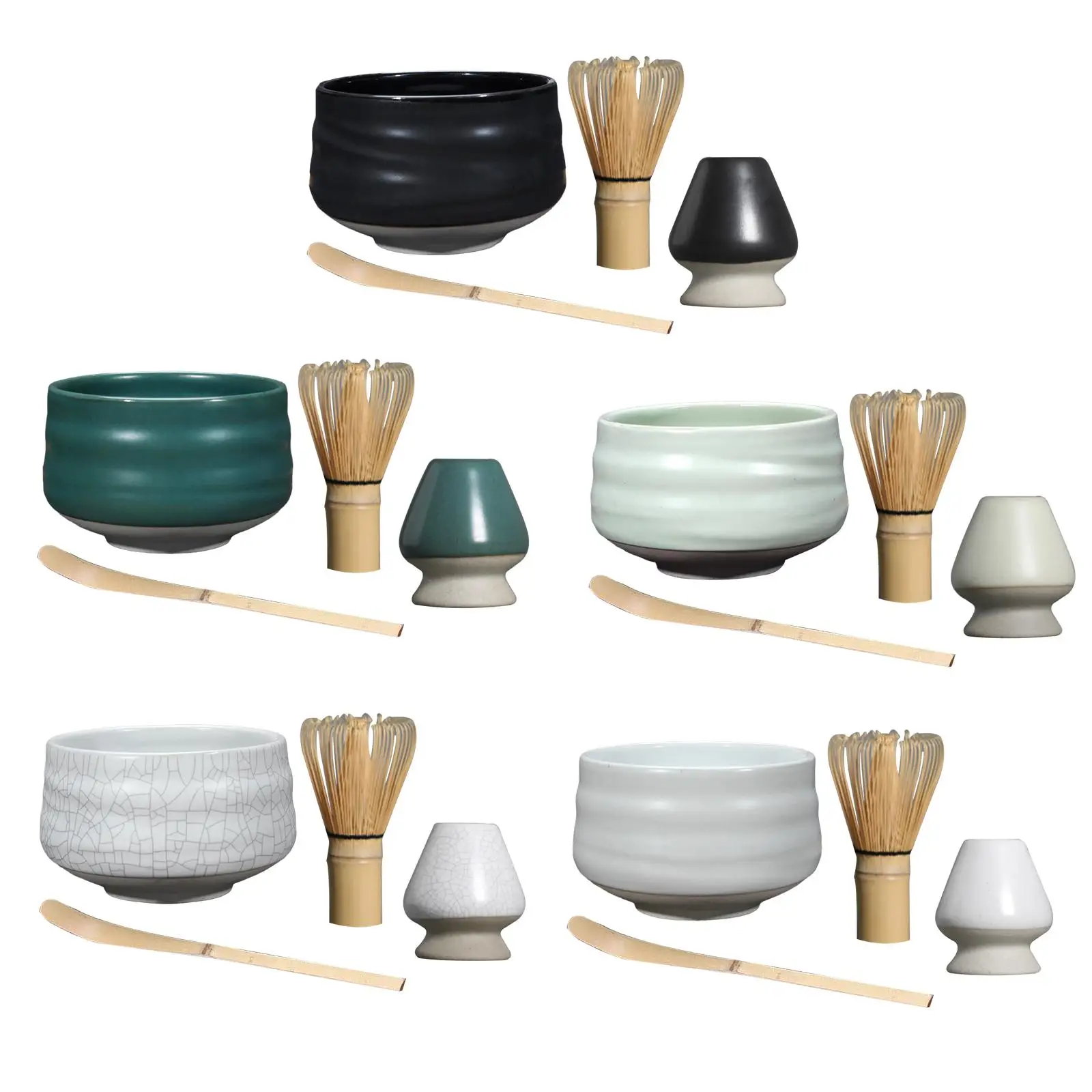 

Традиционный набор матча, бамбуковый венчик матча, керамическая подставка для венчика, японская подготовка матча,