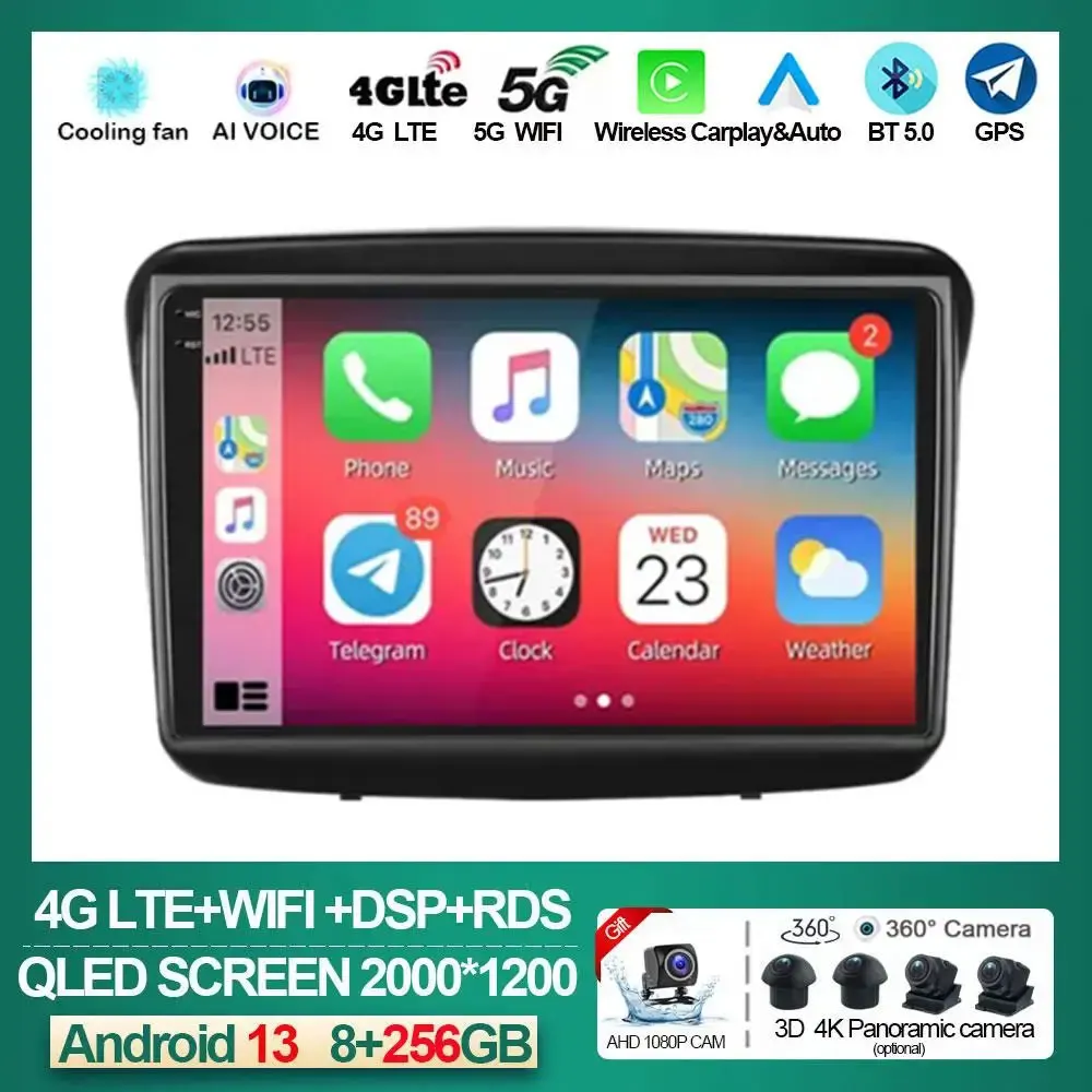 

Android 14 Auto Radio Multimedia For Mitsubishi Pajero Sport 2 L200 Triton 2008 - 2016 Carplay Video Player Head Unit 2Din