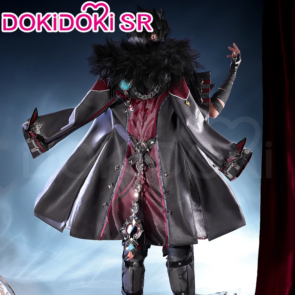 Wriothesley Cosplay Game Genshin Impact【S-2XL】DokiDoki-SR Men Halloween Costume Fontaine Plus Size Metal Accessories