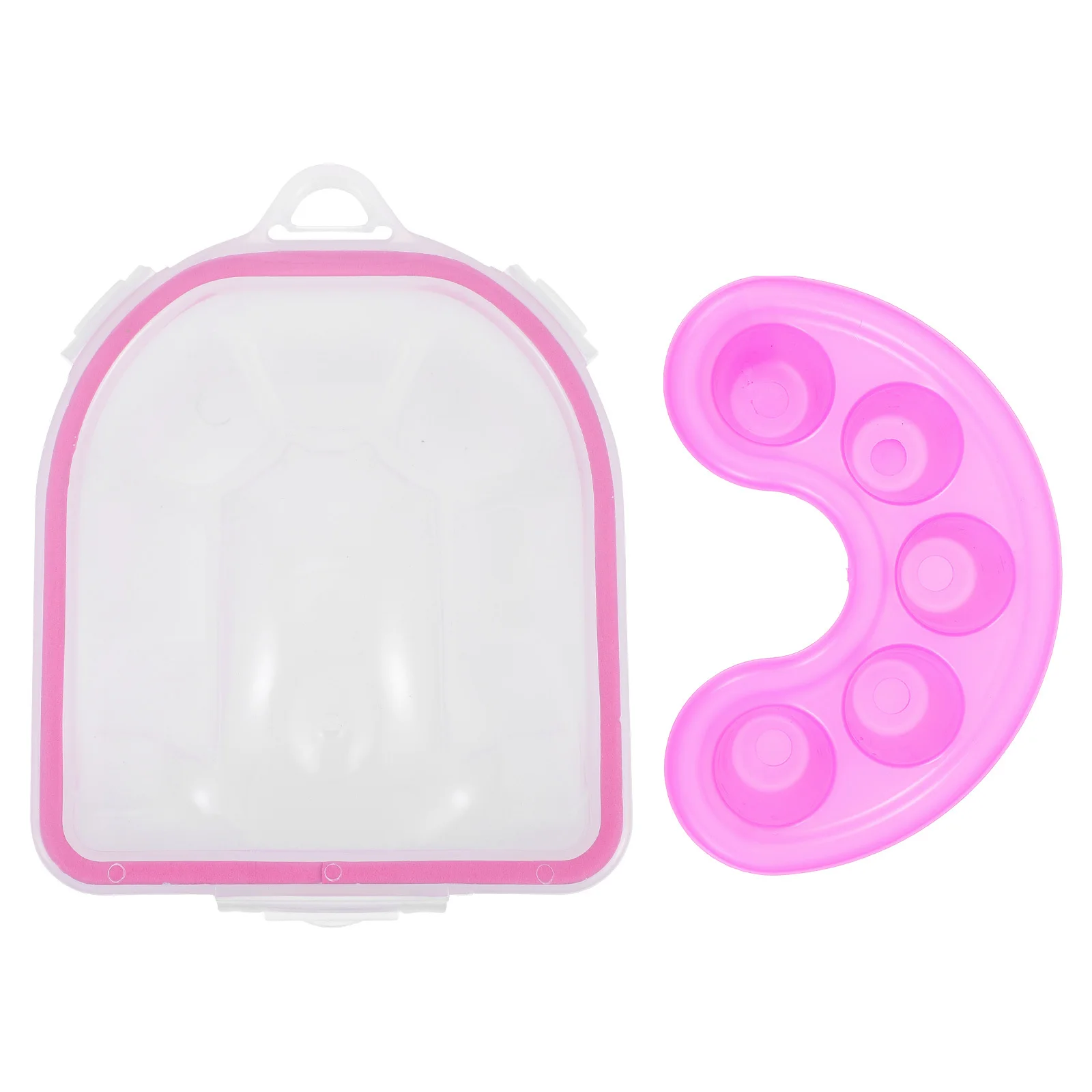 Bol de trempage pour ongles Premium, outil de manucure pour enlever le trempage des mains, pour Salon, usage domestique, traitement de la nutrition des cuticules, 2 pièces