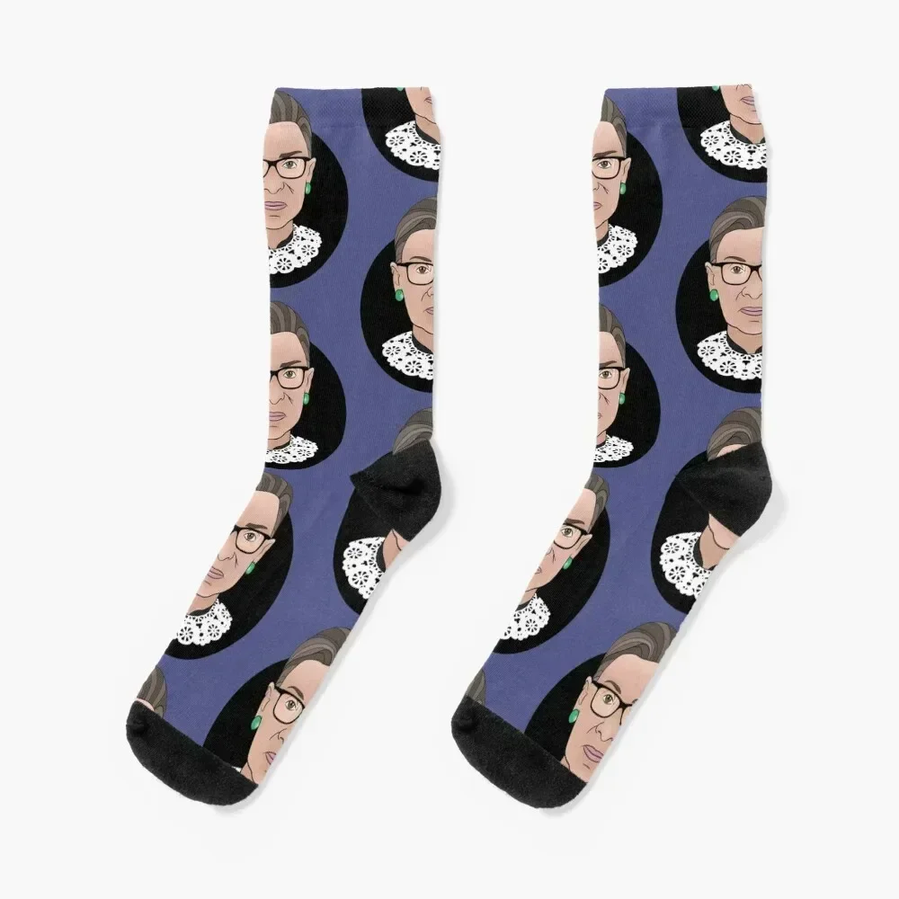 

Ruth Badass Ginsberg Socks luxe cute Run gift Socks For Men Women's