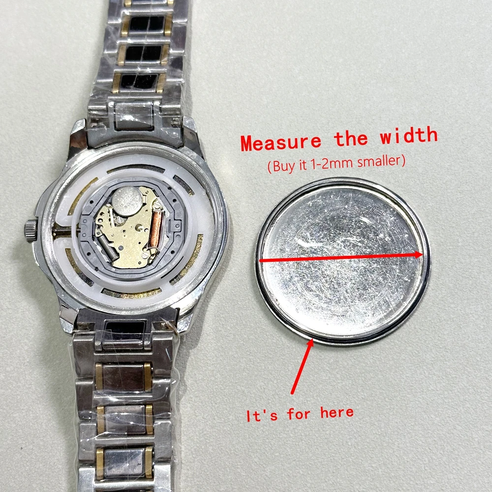 20 piezas anillo de sellado de cubierta trasera de reloj 0,4/0,5/0,6/0,7/0,8/0,9 cubierta inferior impermeable piezas de reparación elásticas en forma de O de goma negra