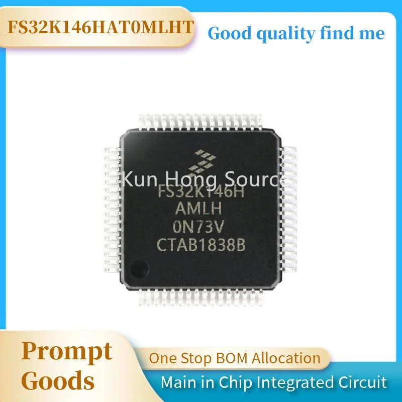 1pcs FS32K146HAT0MLHT package LQFP64 MCU microcontroller chip [IC MCU 32BIT 1MB FLASH]