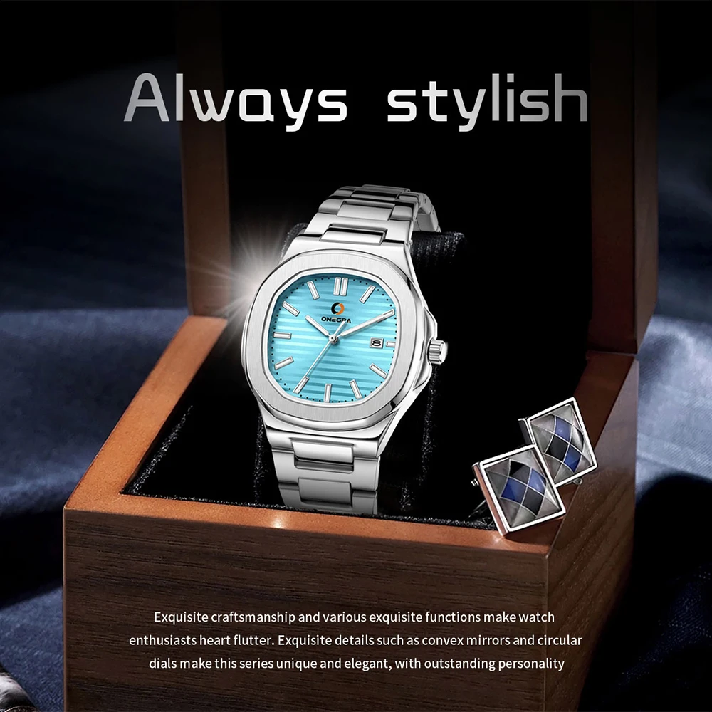 ONEGRA high-grade stainless steel quartz watch