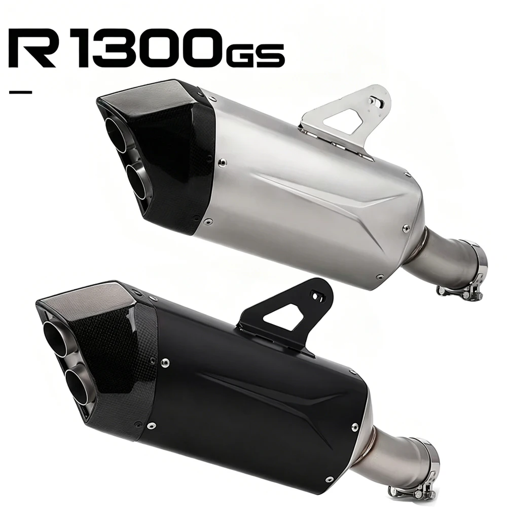 Slip on Carbon Muffler Compatible Original Escape Pipe For R1300GS ADV R1300R R1300RS 2024 2025 Exhaust  Motorcycle