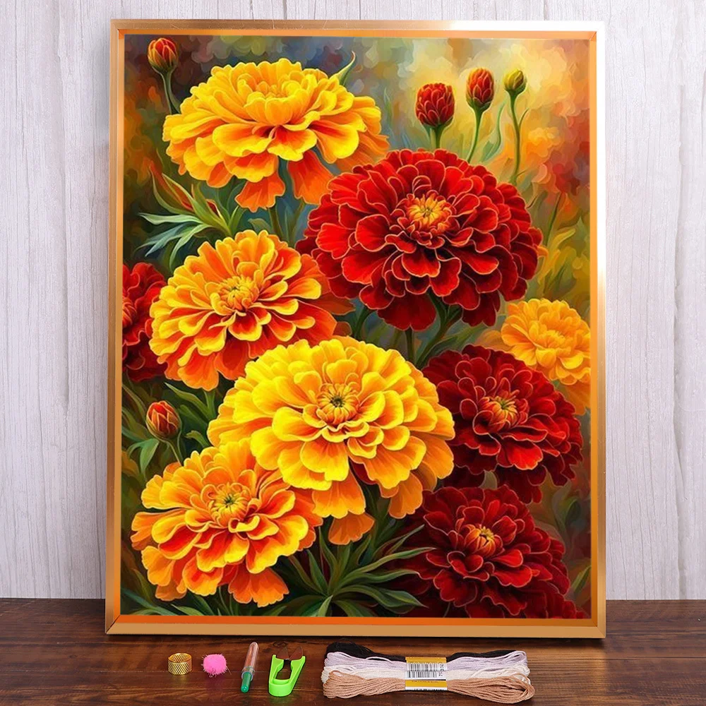 Landschaft Blume gedruckt 5D DIY Diamant Malerei Design Mulina Magic