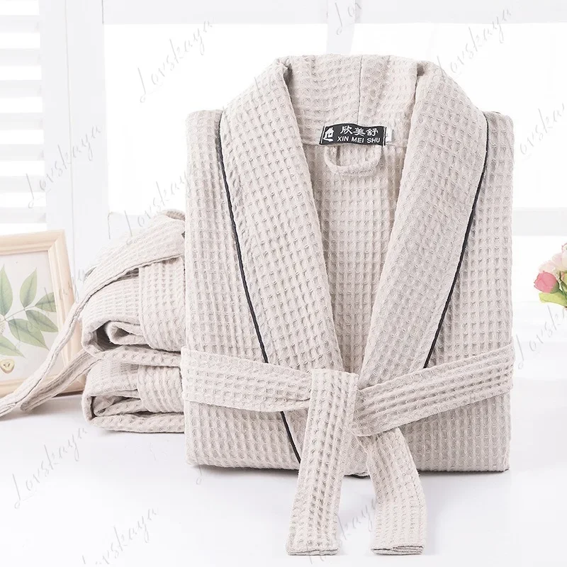 

Пижамы из чистого хлопка для мужчин и женщин, летние халаты из цельного хлопка, парные легкие летние халаты для мужчин и женщин