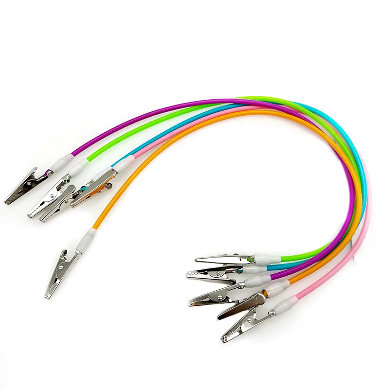 1 قطعة الفولاذ المقاوم للصدأ الأسنان مريلة كليب مرنة سيليكون الأسنان منديل كليب المريض وشاح حامل قصاصة #2