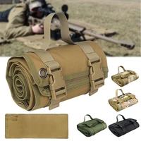 Estera de tiro táctica al aire libre, estera de entrenamiento para acampar, almohadilla de picnic plegable multifunción a prueba de humedad, impermeable de doble cara