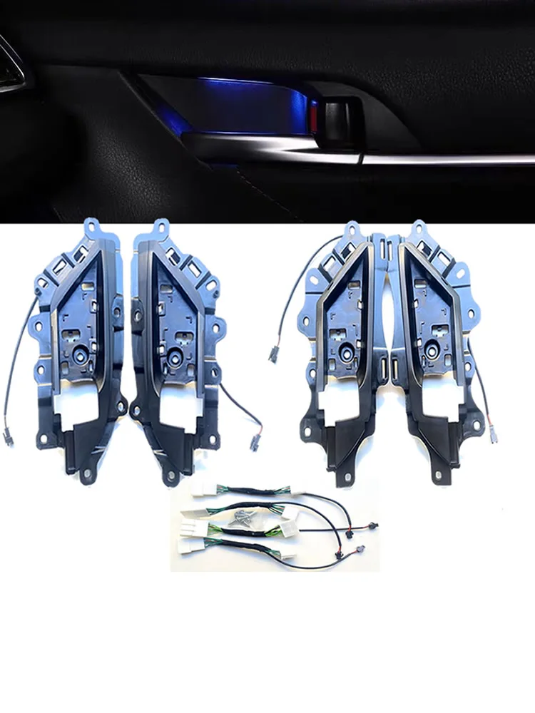 

Car Interior LED Decorative Light Center Console Atmosphere Light Blue For Toyota Camry 2018 2019 2020 2021 Accessories