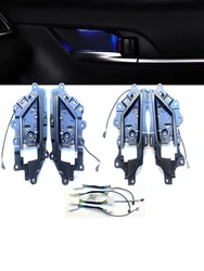 Car Interior LED Decorative Light Center Console Atmosphere Light Blue For Toyota Camry 2018 2019 2020 2021 Accessories