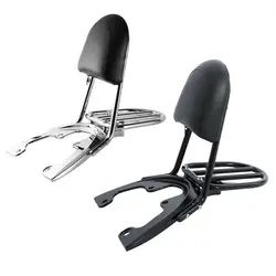 Motorcycle 240 Sissy Bar Backrest Luggage Rack Baseplate For Harley VRSCAW VRSCDX VRSCX V-Rod Night Rod Special 2007-2011