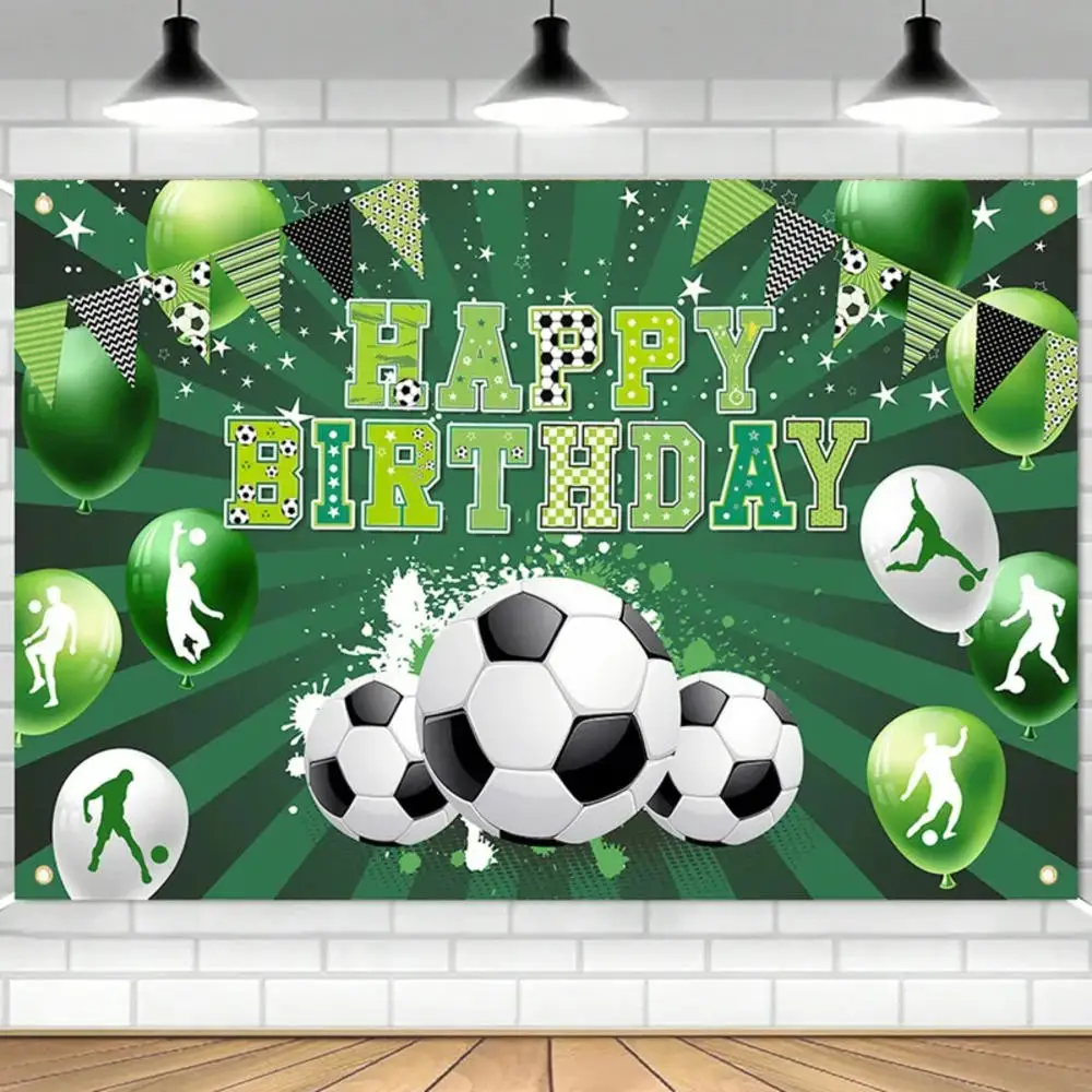 Fußball Geburtstag Hintergrund Fußball Stadion Jungen Geburtstag Party Dekoration Foto Hintergrund Kuchen Tisch Banner Fotografie Requisiten