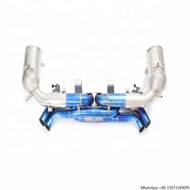 Titanium Valve Exhaust Muffler Catback with Remote Control for  911 992 3.0T 2020 Exhaust Tips