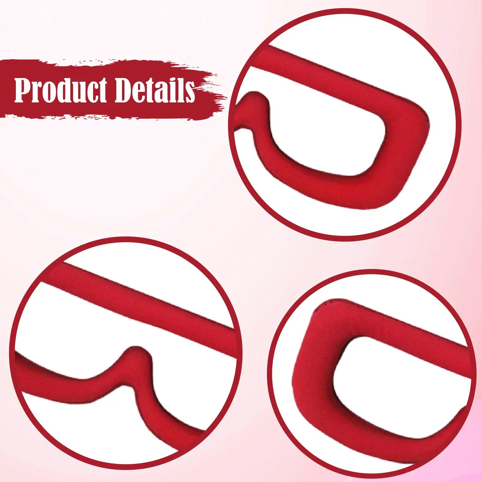 

Goggles Sponge Pad Soft Gasket High Performance Easy to Use Light Leaking Avoiding Sponge Eye Mask Pad Comfortable Face Cushion