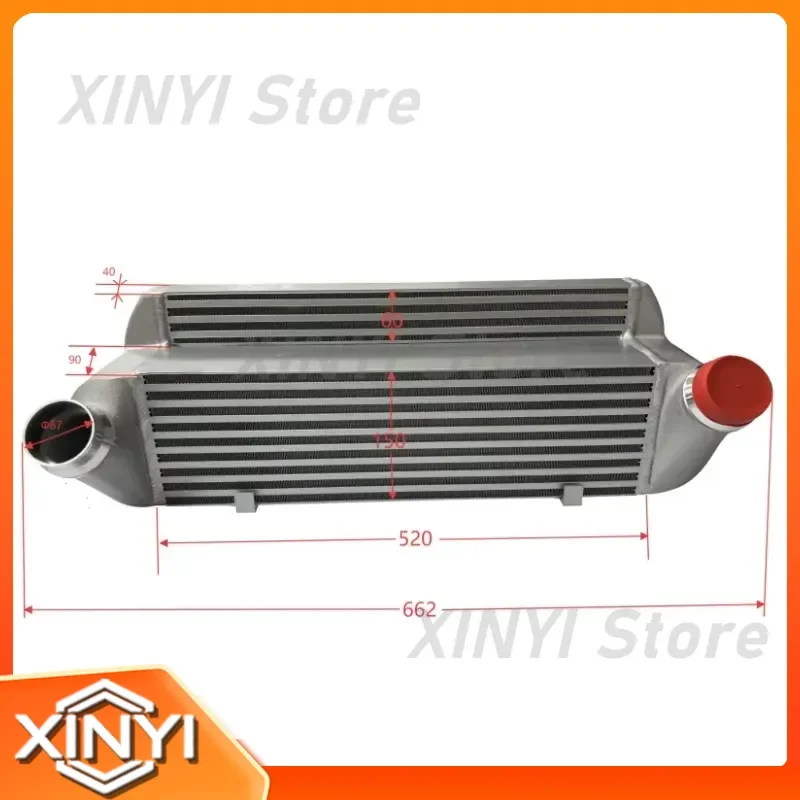 Custom for BMW 5 Series F10 E80 E82 135i 335i N54 N55 Intercooler B2298 OE 17117612954 for E90 E92 Retrofit Upgrade Car view 3