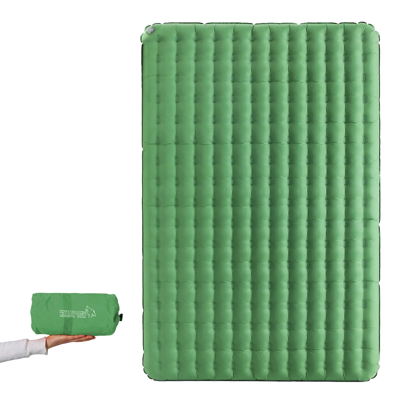 YJQ thickened double outdoor inflatable bed wild camping tent portable lunch break inflatable mattress