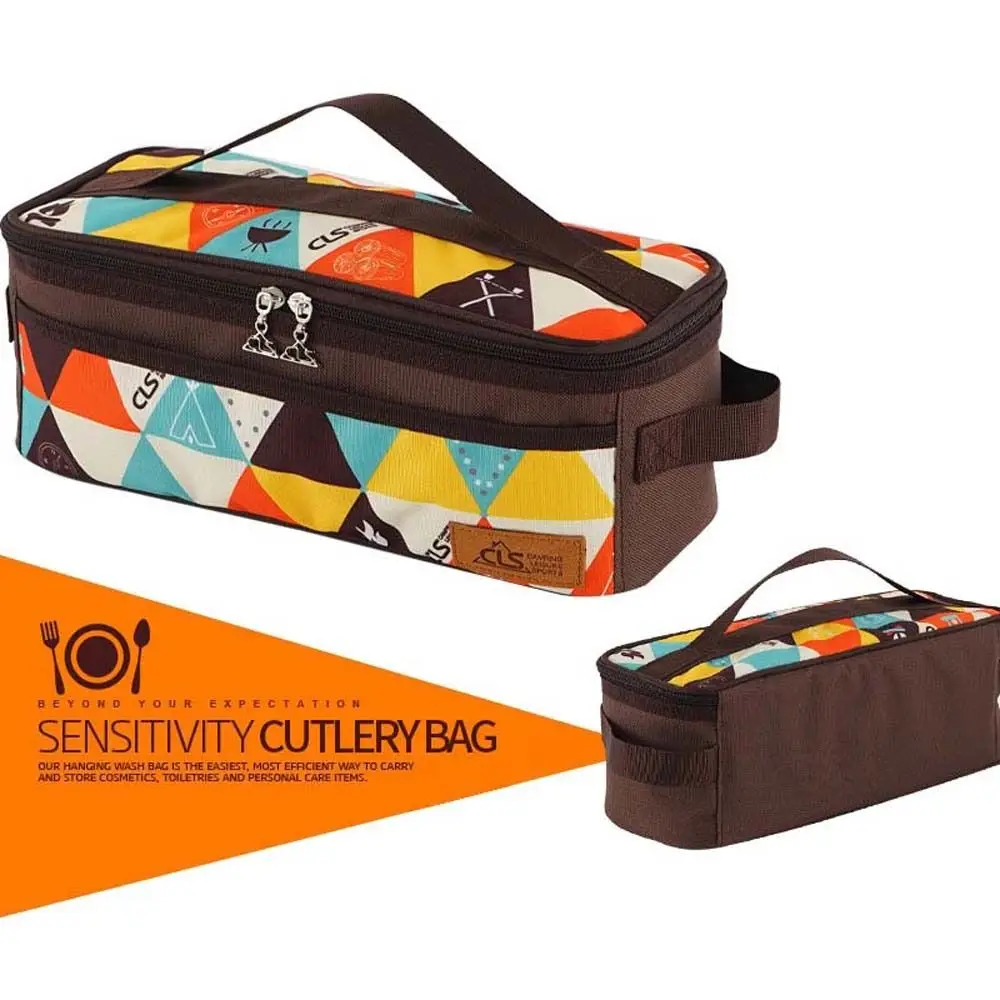 

Picnic Supplies Outdoor Camping Camping Cooker Storage Bag Tableware ​Storage Bag Cutlery Storage Bag Cookware Storage Tools