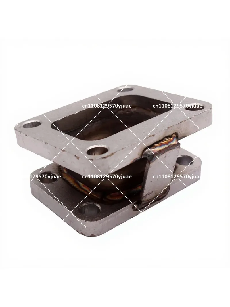 Cast Iron Turbo Adapter Flange T3 to T4 15 Degree Angle