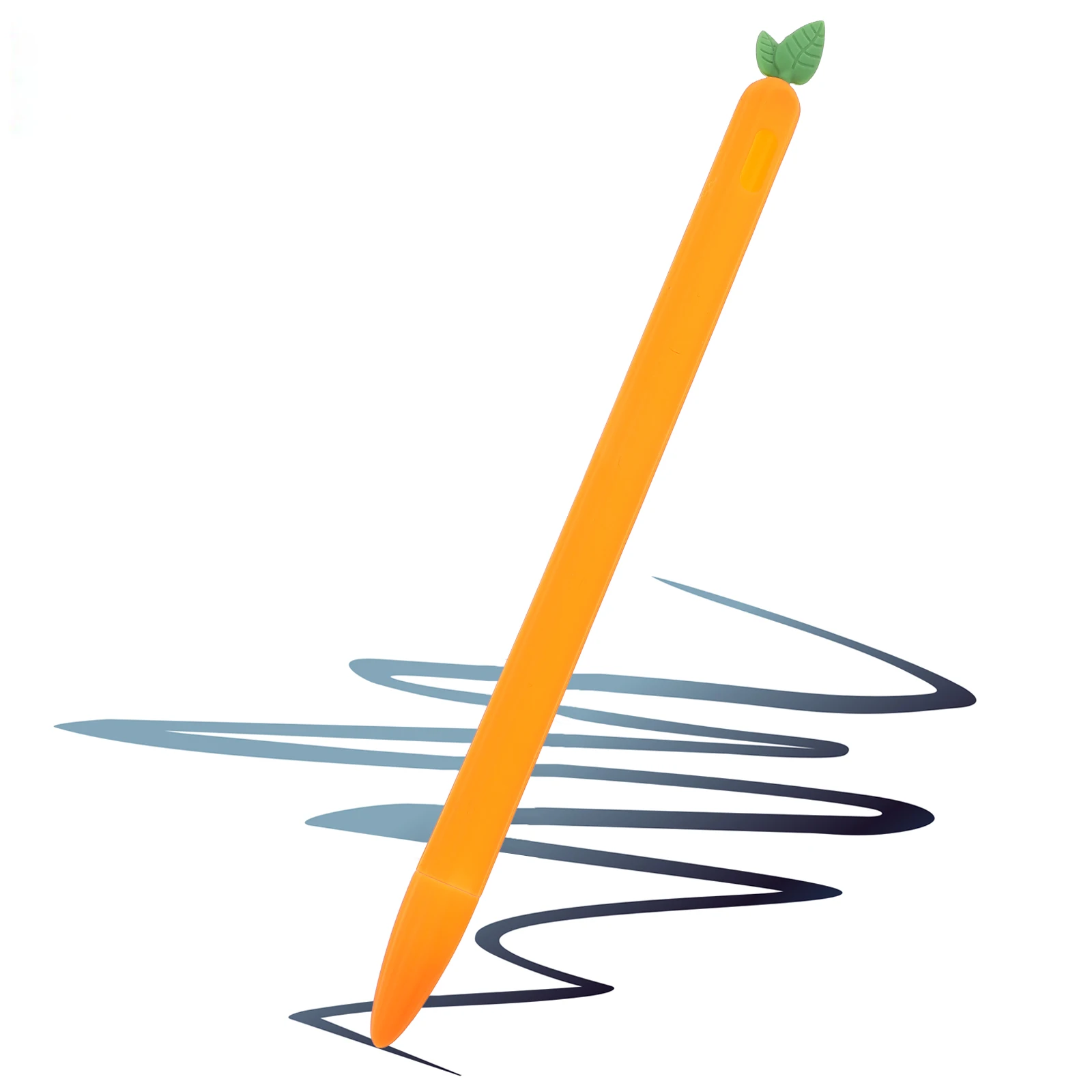 

Silicone Pencil Sleeve Decorative Protective Covers Sleeves Protector Tip Carrot