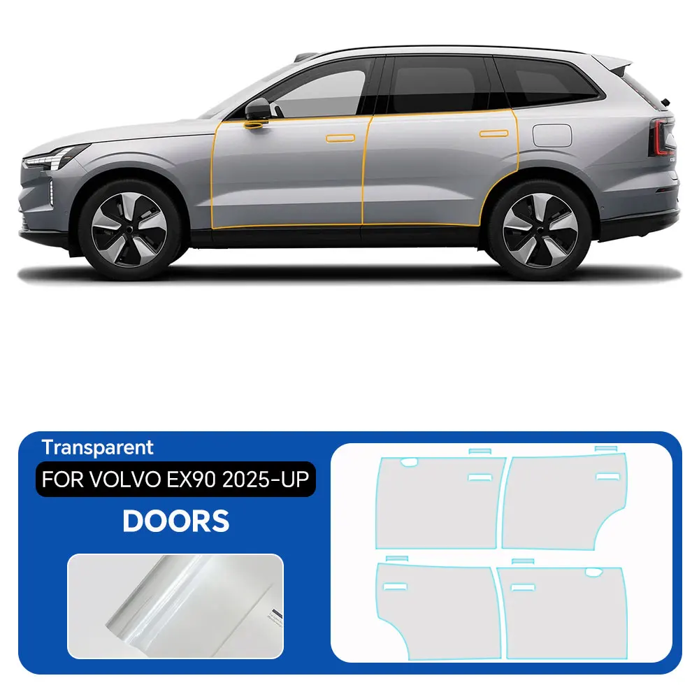 

For Volvo EX90 2025 TPU Body Bumper Door Pre-cut Sticker Paint Protection Film PPF Kit Scratch-resistant And Transparent