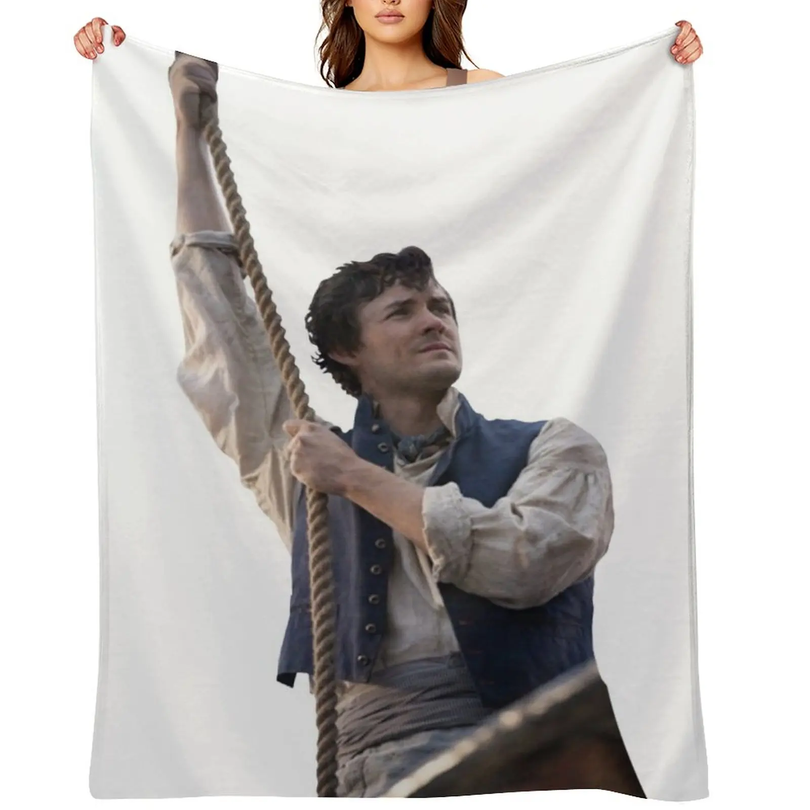 

Jonah Hauer-King as Prince Eric Throw Blanket for babies Heavy warm for winter Blankets