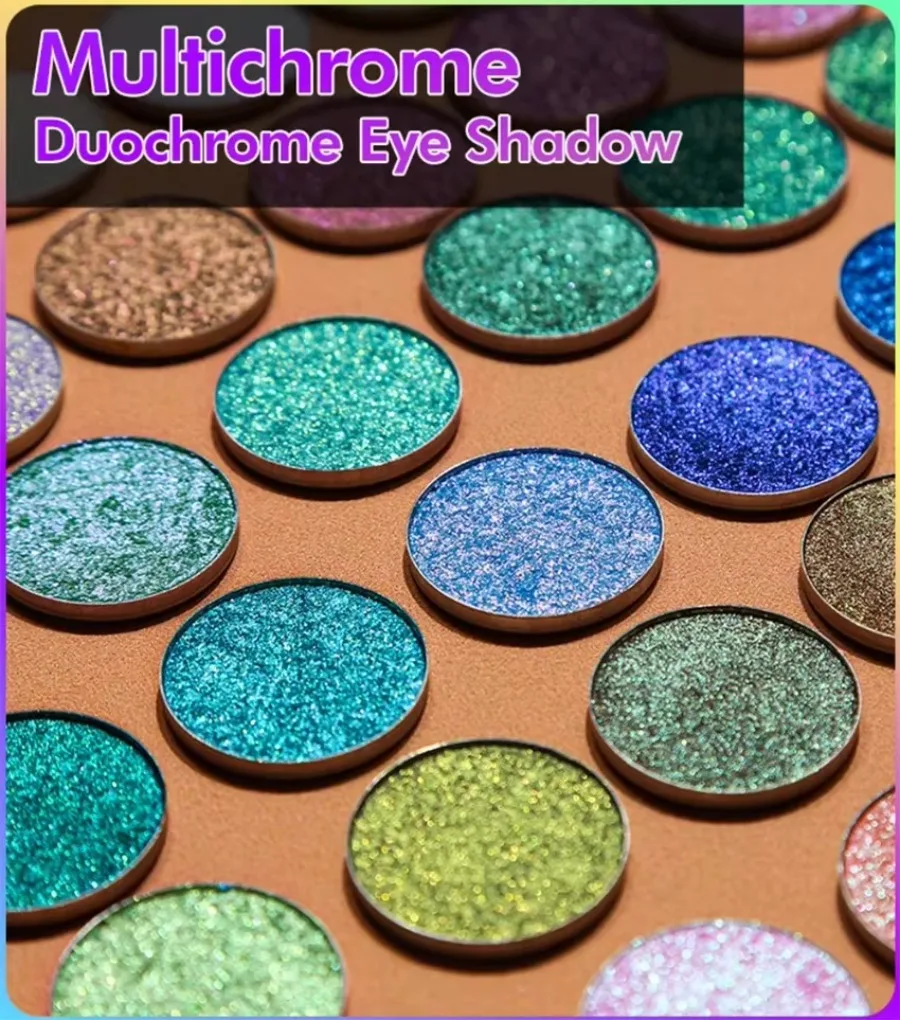 Custom 28colors Chameleon Glitters Eyeshadow High Pigment Long Lasting Waterproof Easy To Apply Blingbling Festival Makeup Bulk