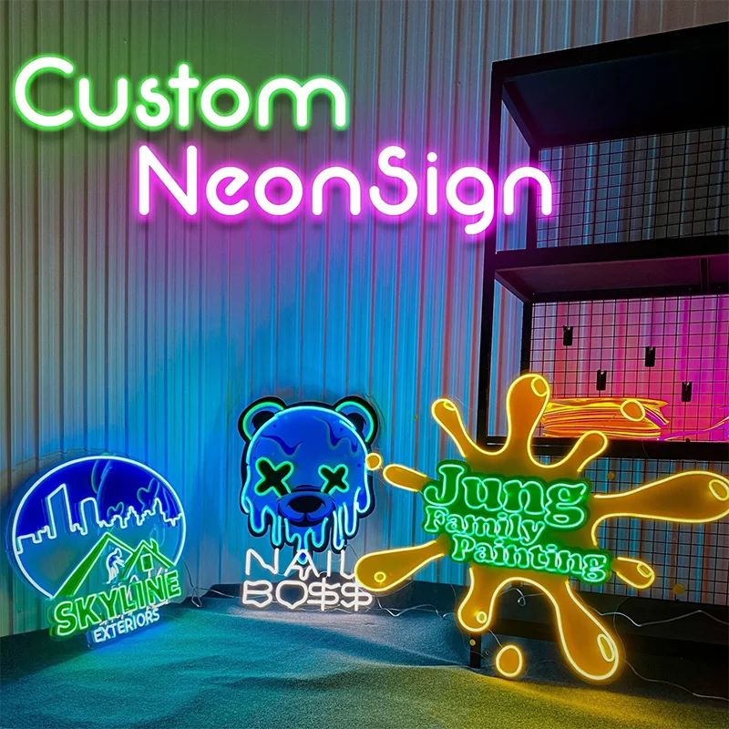 Imagem -05 - Palmeira Neon Sign para Kids Game Room Wall Hanging Decoração Neon Lights Quarto Handmade Custom Led Light Signs