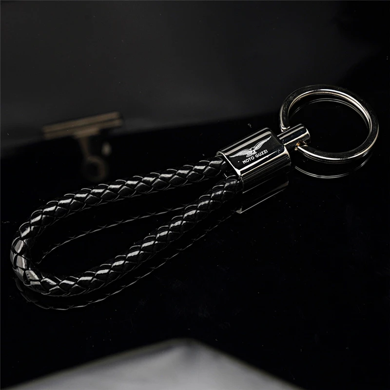 Moto Guzzi Badge Keyring Key Holder Chain Motorcycle Keychain For Moto Guzzi V100 Mandello V7 Stone V8S TT Bobber Breva 850 1100