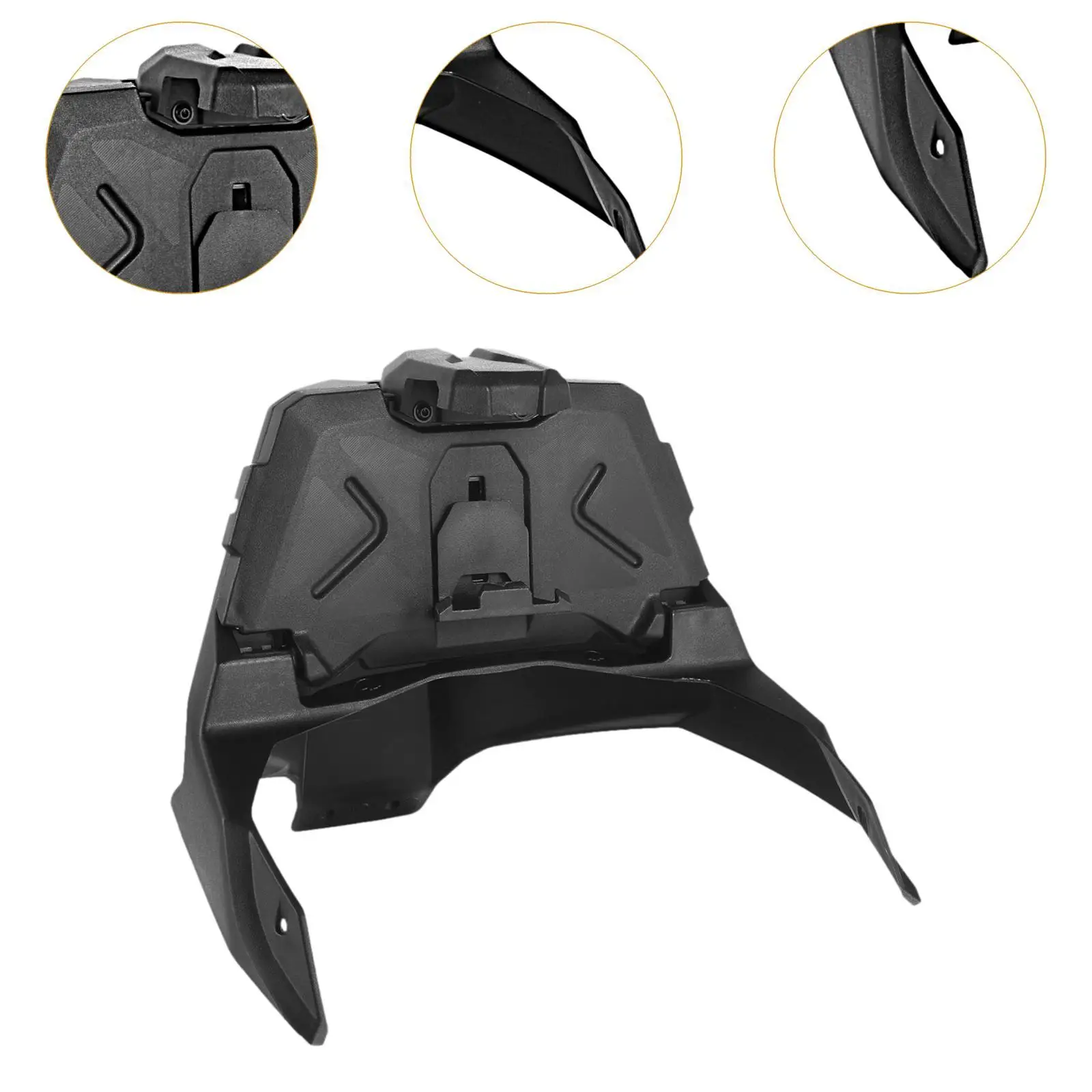 Suporte para dispositivo eletrônico 715004919 com bandeja organizadora de caixa de armazenamento compatível com Outlander Max 650 Outlander Max 570