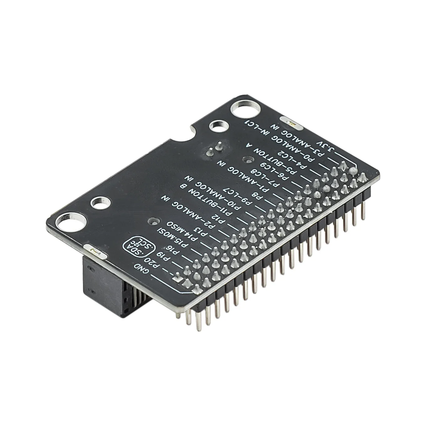 لوحة توسيع Microbit V2 IOBIT V1.0/2.0 اللوحة الأم مايكرو: لوحة محول أفقية بت