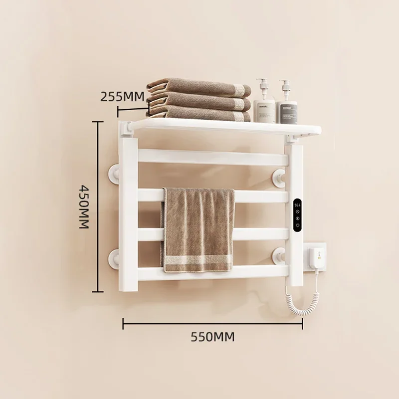 Anrun индивидуальный производитель оптовая продажа оптовая продажа ванная комната без перфорации сушильная полка с подогревом интеллектуальная электрическая вешалка для полотенец