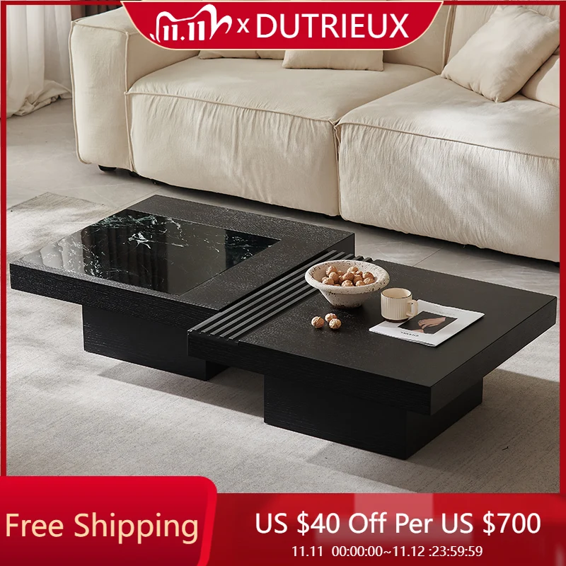 

Wooden Beauty Coffee Table Large Size Room Decor Vintage Trendy Universal Side Table Relaxing Meubles Living Room Decoration