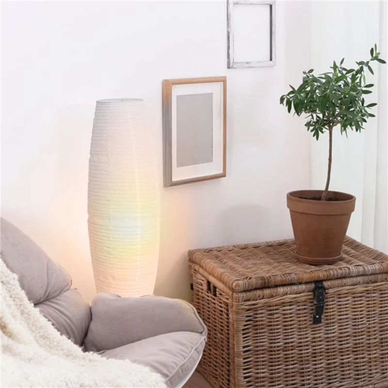 돼지 고기 쌀 종이 플로어 램프 크리 에이 티브 키가 큰 램프 조명 거실 장식 특수 종이 스탠드 조명 램프 옆에