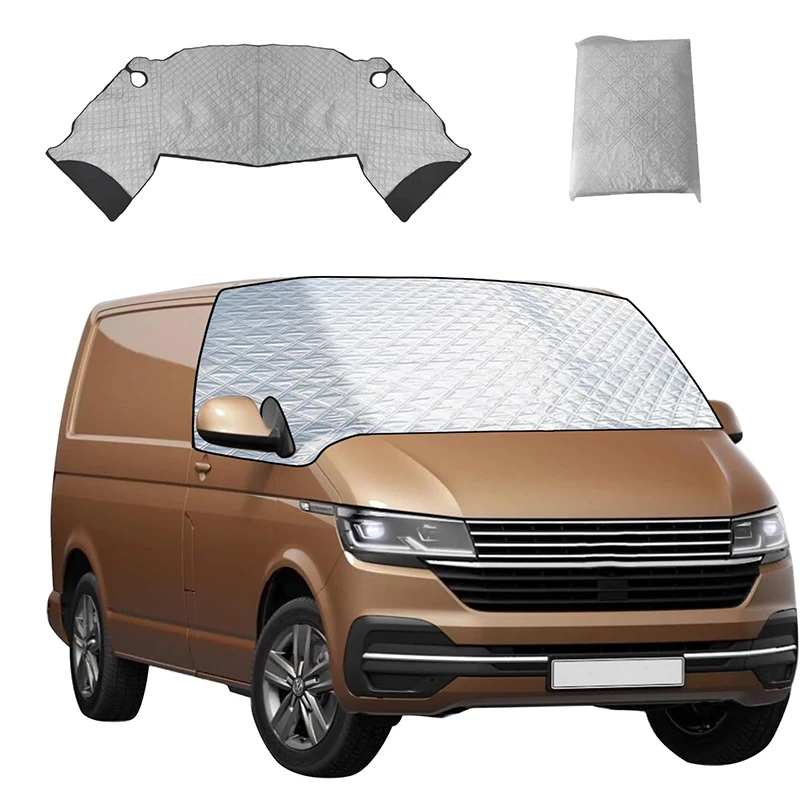 Windscreen Cover Window Cover Sun Protection Anti Frost Ice Dust For VW T6 Transporter 2016-2022 Motorhome Vans Car Accessories